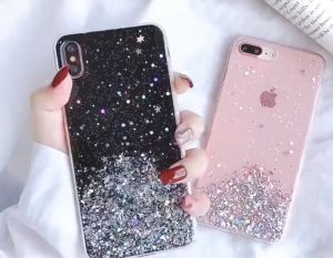 HonorX9b Case For Honor X9b X9a X9 5G 4G X 9b X 9a HonorX9a 2023 2022 Starry Sky Silver Foil Glitter Epoxy Bling Soft TPU Transparent Edge Phone Casing Back Cover Shockproof Bumper