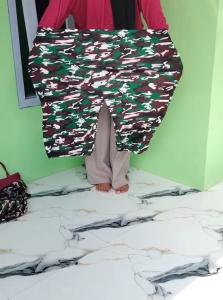 celana louz dalaman pendek super jumbo hyget doreng
