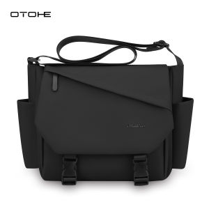 OTOHE Mens Shoulder Bag Waterproof Messenger Bag Fashion Travel Bag Business Bag Phone Bag Large Capacity Cross Body Bag Lightweight Casual Bag Leisure Sport Street Bag for College Student