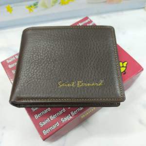 COD DOMPET PRIA KULIT POLOS SAINT BERNARD DIRI TIDUR