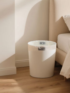 Thùng Rác Dung Tích Lớn Giản Dị Cho Phòng Khách Phòng Ngủ Nhà Bếp Nhà Tắm Không Có Vòng Ép Tròn Dùng Trong Gia Đình