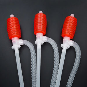 C.B.【Ready in Stock】 Manual Oil Pump Syphon Tube Hand Fuel Pump Plastic Oil Suction Pipe