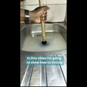 Wood Handle Pump Plunger for Toilet to remove clog or declogging / Pambomba sa Inidoro / Pantanggal sa Bara