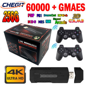 X2 Plus 60000+Games 256 GB 50+ Emulators Classic Video Game Console Gaming Stick 4K HD Wireless Controller for PSP/PS1/GBA