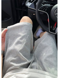 Quần Short Thể Thao Thường Ngày American Grey Cut Casual Dành Cho Nam Mùa Hè Chạy Bộ Bóng Rổ Quần Nỉ Quần Ống Đứng