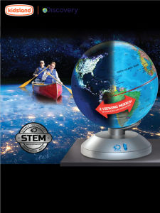 Kidland | Educational Student Child Night and Day Globe