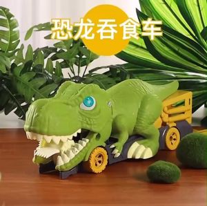 [Voucher 10k]BỘ ĐỒ CHƠI XE KHỦNG LONG NUỐT XE Ô TÔ CON TẶNG KÈM 6 XE Ô TÔ CON