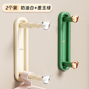 Hanger Storage Fantastic Balcony Punch-Free Wall Hanging Organizing Rack For Home Retractable Wall Clothes Drying Hanging Racks