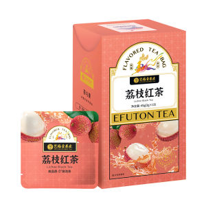 EFUTON TEA | Litchi Fruit Herbal Tea Infusion Cold Brew Tea Bags