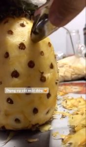 Dụng cụ lấy mắt thơm thơm/dứa dứa bằng thép không gỉ Nhíp lấy mắt thông minh lấy mắt siêu nhanh siêu tiện dụng