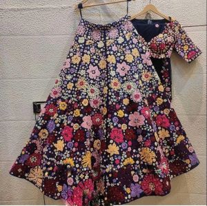 [PRE-ORDER] Semistitched Embroidery Lengha ( Delivery 15 Days )