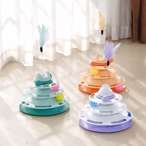 Đồ Chơi Cho Mèo Tháp Bóng Đồ Chơi Cho Mèo Giảm Stress Cho Thú Cưng Đồ Chơi Tương Tác
