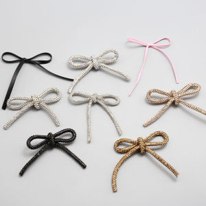 High-End Fashion and Fully-Jewelled Super Flash Rhinestone Bows Female Ins Fashion Easiest for Match Classic Style Brooch Accessories DIY Accessories
