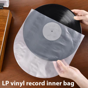 50PCS 12 inch Vinyl Record Protecter LP Record Plastic Bags Anti-Static Record Sleeves Outer Inner Plastic Clear Cover Container