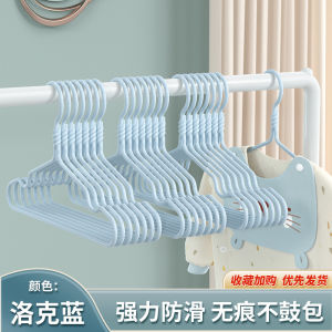Childhood Clothes Hanger Baby Newborn Hanging Clothes Home Non-Slip Macaron Color Iron Art Cute Style Childrens Wardrobe Hanger