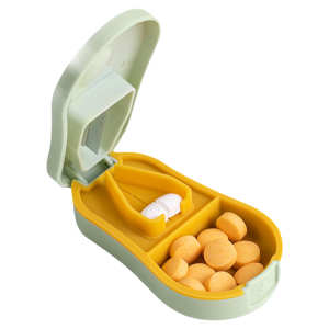 GOLDLONSEN | Convenient Pill Splitter Quartering