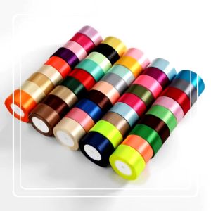 【Ready Stock】(4cm/25 yards/roll) Satin Ribbon Wholesale Gift Packing Christmas decorationRibbons roll fabric
