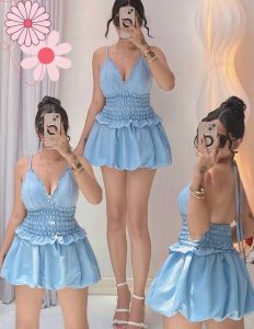 ELYSE SMOCK BUBBLES COORDS PLAIN(PADDED) 24-34 waistskirt 15 length