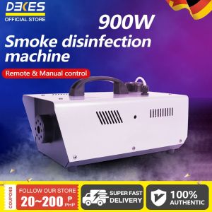 DEKES fog machine disinfectant for homeDisinfection Fogger Machine 1.5L 900W/1500W 220V  Remote Control Fog Machine Pump Smoke Machine