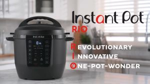 Instant Pot RIO 7-in-1 Multi-Functional Smart Pressure Cooker 6QT (5.7 Liters)