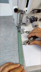 ซองเย็บซิปพราสติก ซิป PVC สำหรับจักรอุตสาหกรรมเข็มเดี่ยว ช่วยจับซิบให้ตรงไม่บิด