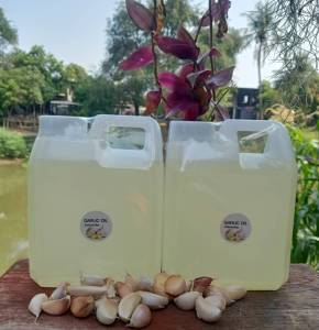 น้ำมันกระเทียมสกัดเย็น 1 ลิตร (1000 ml.)