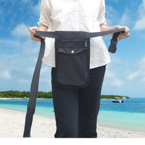 กระเป๋าคาดเอวแบบสะพายข้างพกพาขนาดใหญ่สำหรับการเดินทางกลางแจ้ง ปีนเขา ปั่นจักรยาน น้ำหนักเบา ซิปหลายช่อง ผ้าคลุมไหล่ กระเป๋าคาดเอวแบบถอดได้