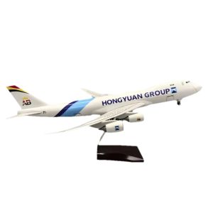 47cm 1/150 Scale Model Plane Belgian Cargo B747-8F Diecast Resin Aircraft Models For Souvenir Hobby Display With Landing Gear
