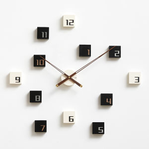 Modern Simplicity Wall Clock Art Decorative Painting with Clock for Living Room And Restaurant High End Clock on Wall