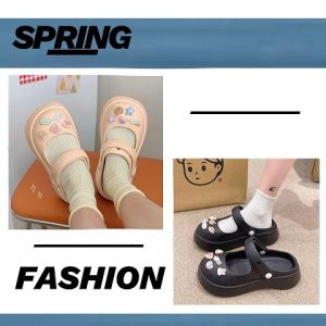 TKGirl แฟชั่นใหม่ รองเท้าแตะแบบสวมพื้นนิ่ม สวมใส่สบายเท้า สีสวยดีต่อใจ ทรงสวยเรียวมินิ ใส่กับชุดไหนก็ปัง ราคาดี ราคาโปรโมชั่นมาก พิกัดในตะกร้าน้า ฟรีตัวติดสุดเก๋มาใหม่จ้าา