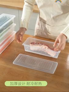 Johor Sellerporary Food Fresh Storage Box Containers Kitchen Fridge Organizer Case Removable Drain Plate Tray For Keep Fruits Vegetables