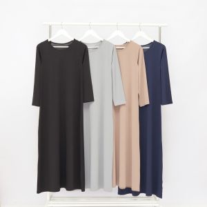 CANDY.GROSIR - Inner Gamis Premium Lengan Panjang Inner Dress Jersey Panjang Murah