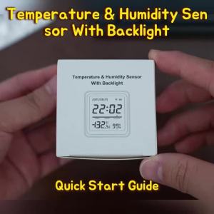 Máy Đo Nhiệt Độ Và Độ Ẩm Trong Nhà Thông Minh Tuya Smart WiFi Với Màn Hình LCD Có Đèn Nền Cảm Biến Nhiệt Độ Và Độ Ẩm Cho Hệ Thống Nhà Thông Minh Tự Động Hóa