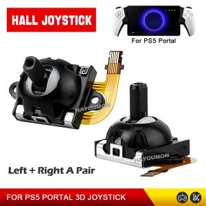 A Pair Left Right For PS5 Portal PS Portal 3D Analog Joystick Module For PS Portal Hall Effect Joystick Thumb Joysticks
