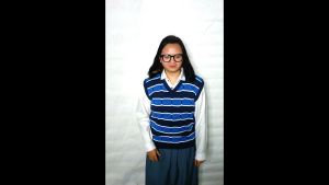 Sweater Rajut Vest Wanita Kotak Garis Premium