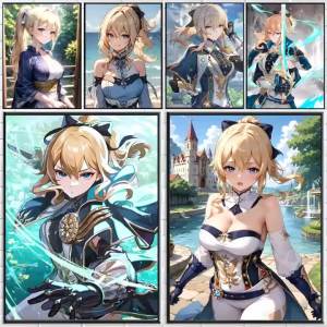 Kayou | Hot Game G-Genshin I-Impact J-Jean Poster Distinct Home Decor Concepts Chic Indoor Art Pieces
