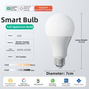 TONGZHIGUANG | Dimmable Full Spectrum LED Bulb e27
