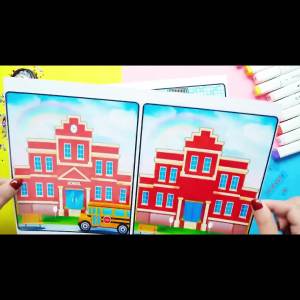 Cuốn sách thủ công Toca Boca - DIY ngôi nhà búp bê giấy squishy dễ thương