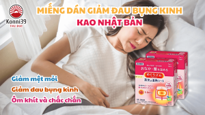 MIẾNG DÁN GIẢM ĐAU BỤNG KINH KAO NHẬT BẢN (HỘP 5 MIẾNG) - TẠO HƠI ẤM GIẢM ĐAU BỤNG KINH