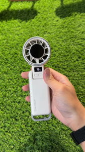 Elysium Portable Ice Cooling Plate Handheld Mini Fan 5 Gear Turbo Strong Wind Lanyard Icestream I