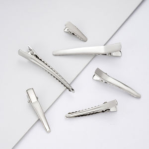 M.G.【Ready in Stock】 20Pcs Metal Hair Alligator Clips Hair Style Tools Accessories