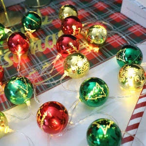 Christmas Lighting Ball Light Layout Warm Color Flashing Light Christmas Tree String Starry Sky Outdoor Camping New Year Ambience Light