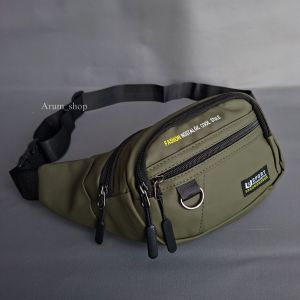 Tas selempang waistbag tahanair bahan tebal karet
