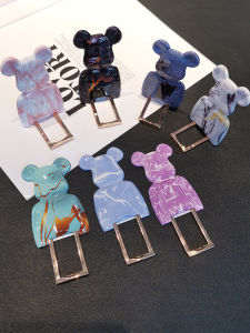 Zengge Creative Mobile Phone Bracket Stick-On Desk Stand Cartoon Bear Colorful Rendering Fashionable Popular Mobile Phone Case Universal Back Adhesive