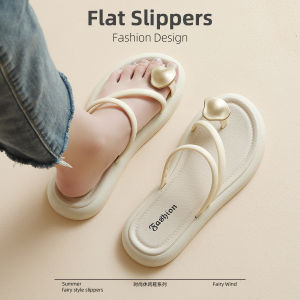 Womens Sandals 2024 New Arrival Summer Outwear Fashion All-Match Fancy Seaside Beach Net Red Flip-Flops Womens Sandals