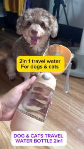 Pet Water Bottle Portable Outdoor Portable Travel Water Bottle Cat and Dog