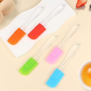 Spatula Silicone Anti Lengket / Alat Aduk Adonan Kue Mentega Tahan Panas