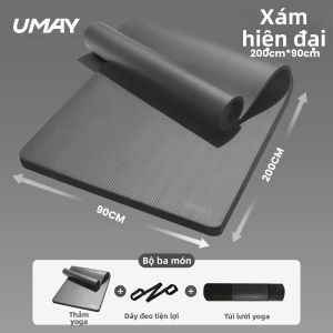Umay(佑美) | Thảm Yoga Dành Cho Nam Có Khả Năng Giảm Chấn Chống Trượt Cách Âm và Chống Rung Khi Tập uyện