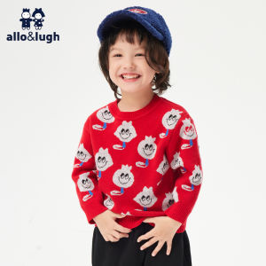 เสื้อสเวตเตอร์ถักสีแดงสำหรับเด็กชายฤดูใบไม้ผลิ 2025 เสื้อคาร์ดิแกนเปิดสำหรับเด็กชาย เสื้อผ้าเด็ก ชุดเด็ก เสื้อผ้าเด็กชาย เสื้อผ้าเด็กชาย