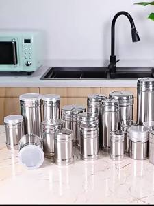 Stainless Steel Seasoning Dispenser for Outdoor Barbecue